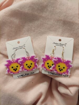 Stargazer Lily Earrings