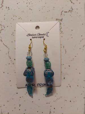 Aztec Princess Earrings OOAK