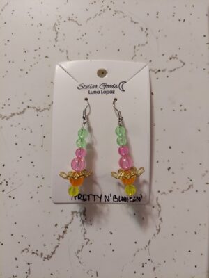 Pretty N' Bloomin' Earrings OOAK