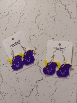 Purple Haze Calla Lily Earrings