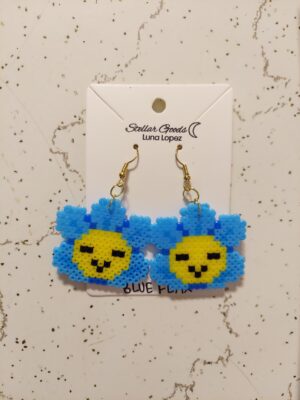 Blue Flax Earrings