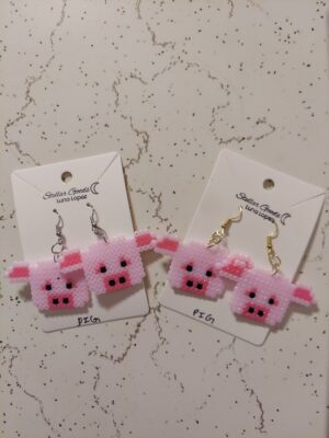 Pig Earrings
