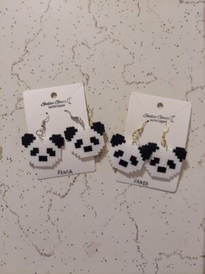 Panda Earrings