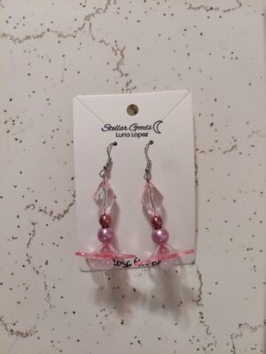 Rose Flowers Earrings OOAK
