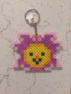 Stargazer Lily Keychain