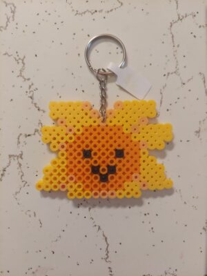 Orange Lily Keychain