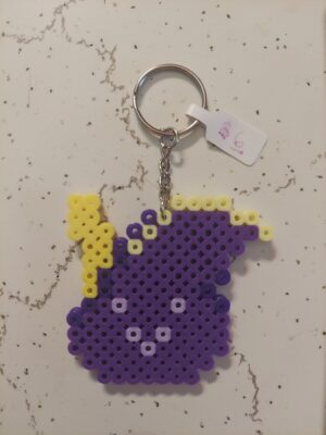 Purple Calla Lily Keychain