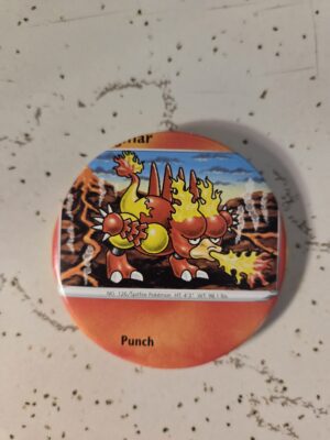 Magmar Pokemon Pin 58mm - Raw Card