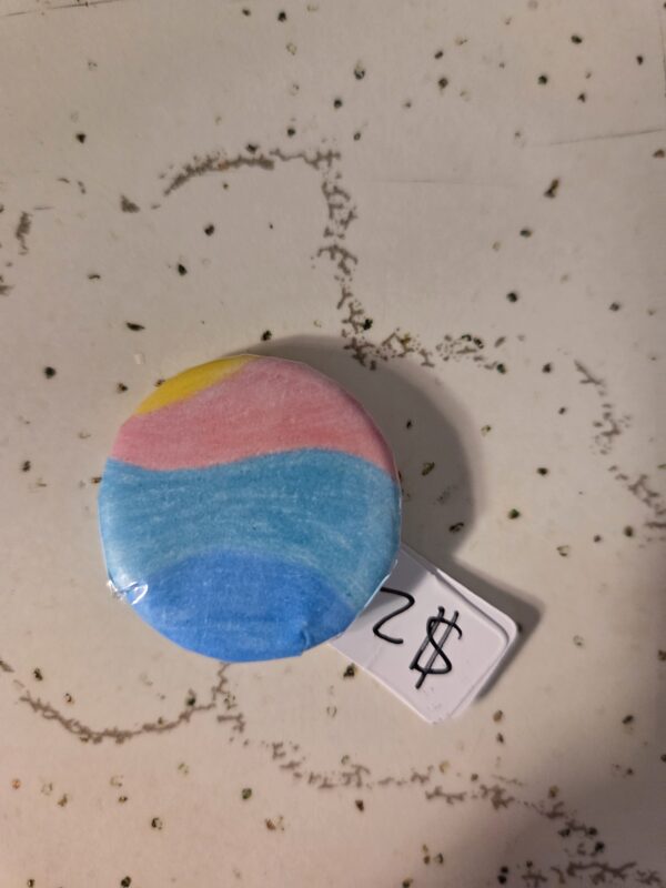 Colorful Beach Pin 32mm - Waterproof