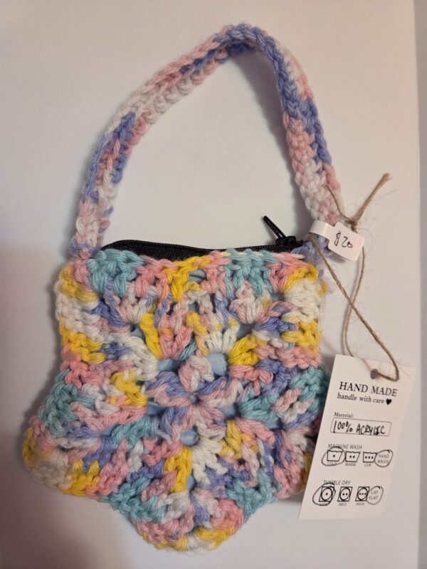 Star Multicolor Coin Purse OOAK