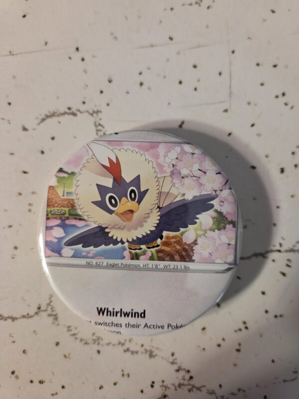 Rufflet Pokemon Pin 58mm - Waterproof