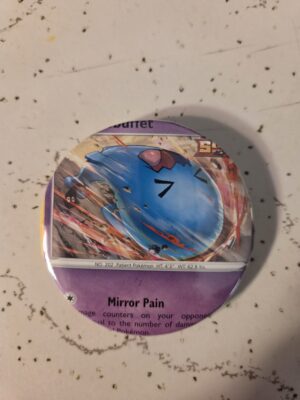 Wobbuffet Single Strike Pokemon Pin 58mm - Waterproof