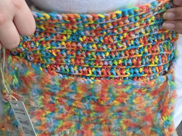 Rainbow Brushed Bag With Twisty Strap - Image 4