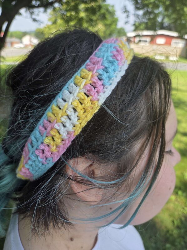 Rainbow Pastels Stretchy Headband